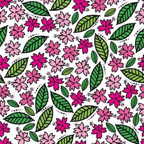 pink hibiscus washi size