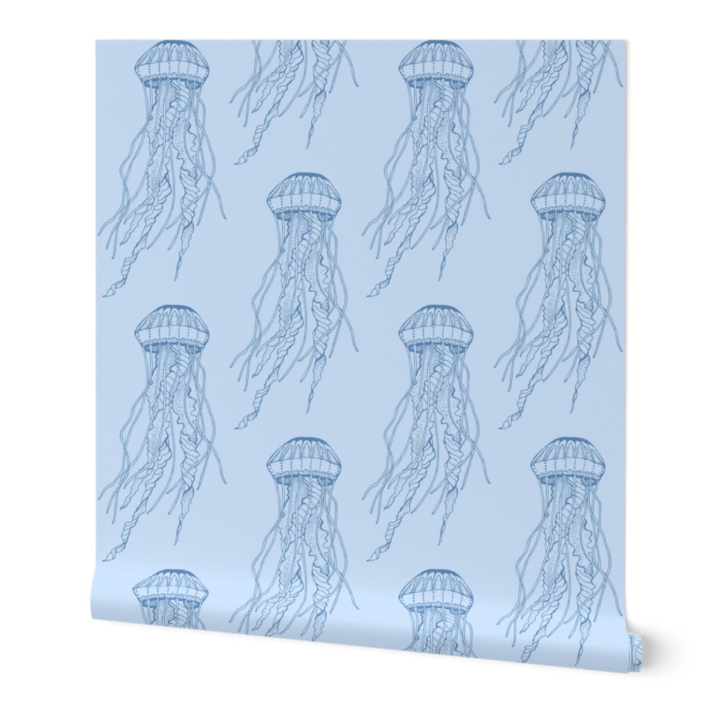 Blue Jellies - Mid sized jellyfish design