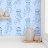 Blue Jellies - Mid sized jellyfish design