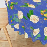 kumquats floral on wood