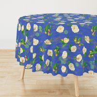 kumquats floral on wood