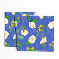 kumquats floral on wood