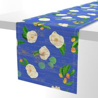 kumquats floral on wood