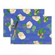 kumquats floral on wood