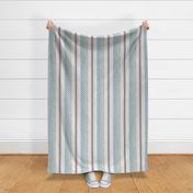 Farmhouse Veranda stripe blue-green