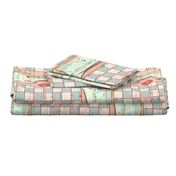 piggy checker board placemats