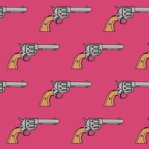 Revolvers on Hot Pink // Small