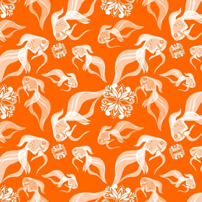 Goldfish in Orange