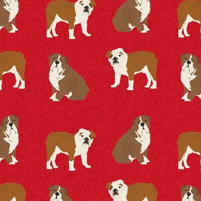 english bulldog pet quilt a  fabric quilt dog breed collection coordinate