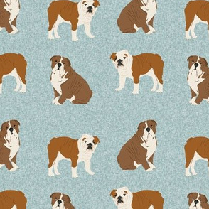 english bulldog pet quilt b  fabric quilt dog breed collection coordinate