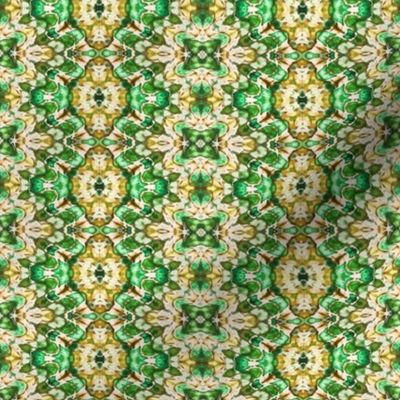 Paisley in Green & Gold