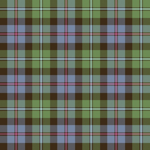 Campbell of Cawdor 1798 tartan, 6" faded