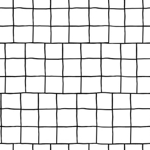 Hand drawn ink grid