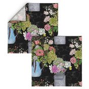 Farmhouse Floral Chalkboard Piggy