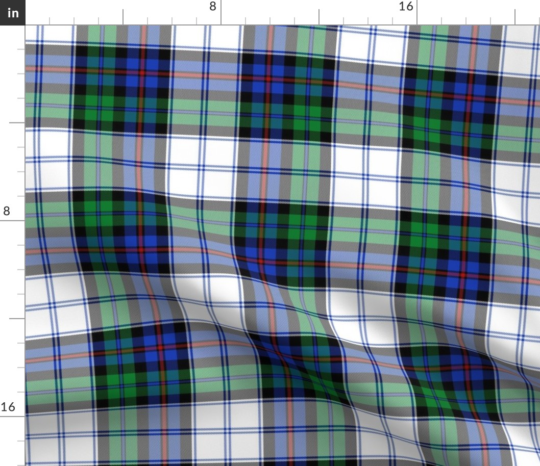 Campbell of Cawdor dress tartan, 12"