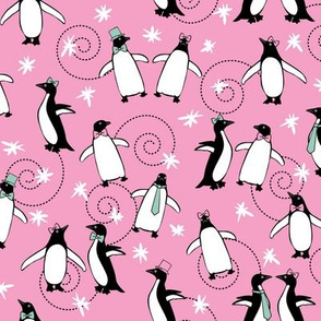 Penguins Puttin' On The Ritz (Pink)