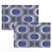 tweedy orbs- indigo -mid century modern