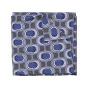 tweedy orbs- indigo -mid century modern