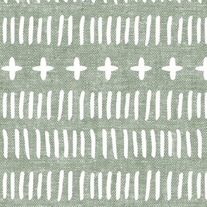 modern farmhouse dash (large scale) sage