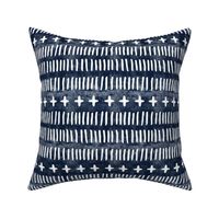 modern farmhouse dash (large scale) blue