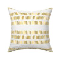 modern farmhouse dash (large scale) gold stripse