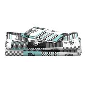 Motocross//A little dirt never hurt - wholecloth Cheater Quilt - Aqua