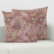 Boho Paisley (dusty pink)