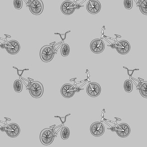bmx bicycle kids boys fabric sports bike grey