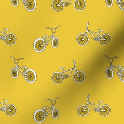 bmx bicycle kids boys fabric sports bike mustard
