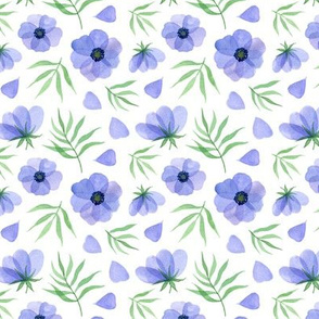 blue flowers