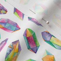 messy rainbow gemstones