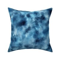 Mottled Blue Watercolor Sky