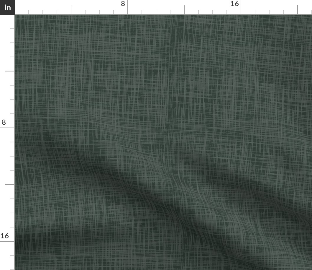 Linen forest green co-ordinate