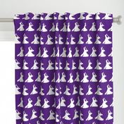 Ballroom Dancers on Purple // Large