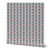 boston terrier sunglasses summer bandana dog breed fabric grey