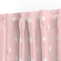 Farmhouse ballet pink polka dots