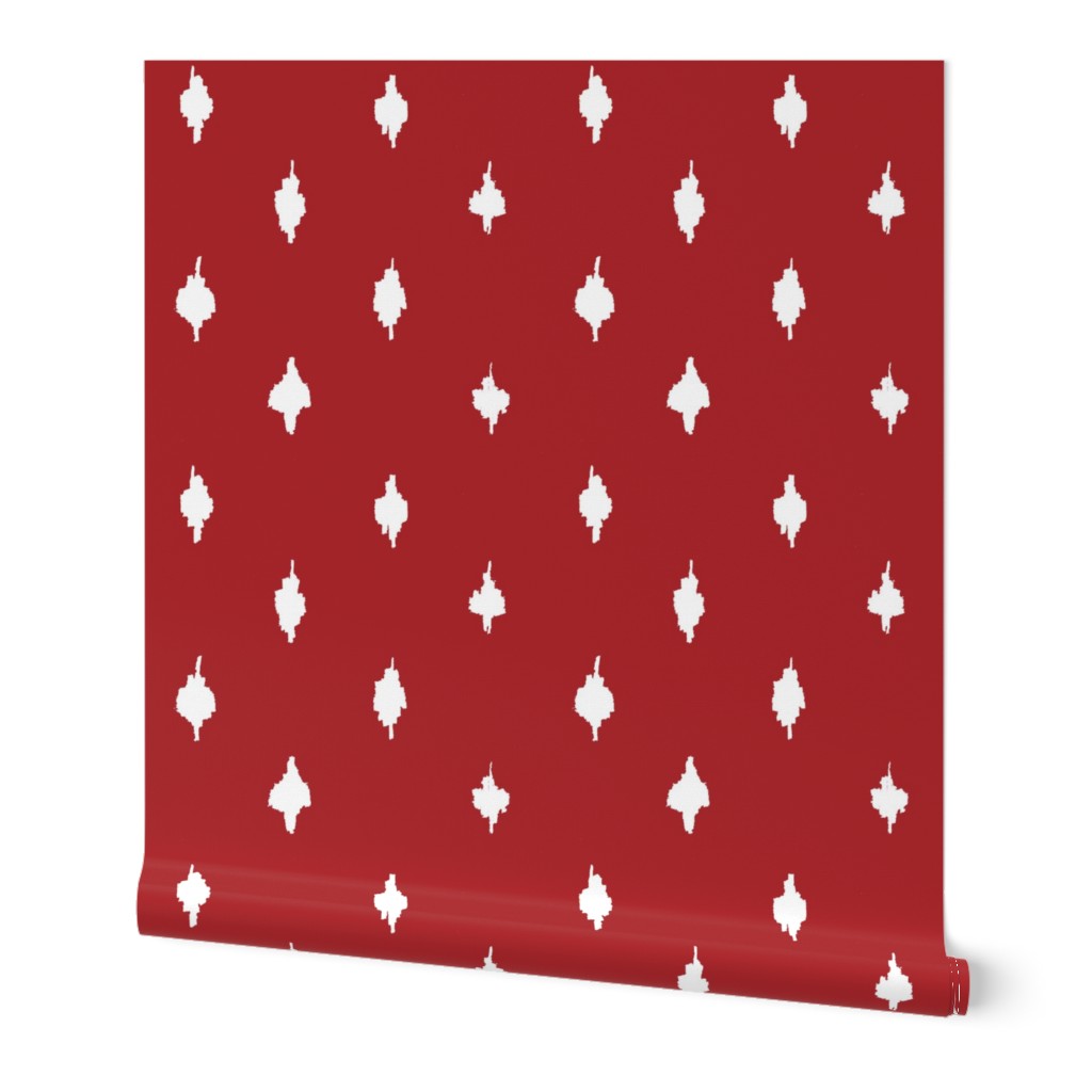 Farmhouse barn red polka dots