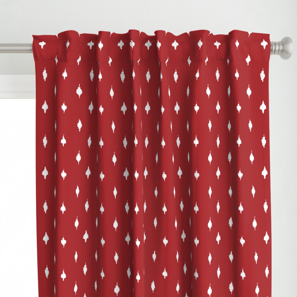 Farmhouse barn red polka dots