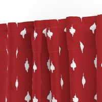 Farmhouse barn red polka dots