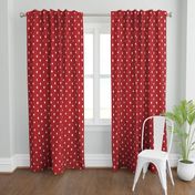 Farmhouse barn red polka dots