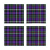 MacRae hunting tartan #3, c.1930, 6" purple