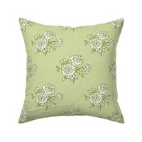 chintz - green 