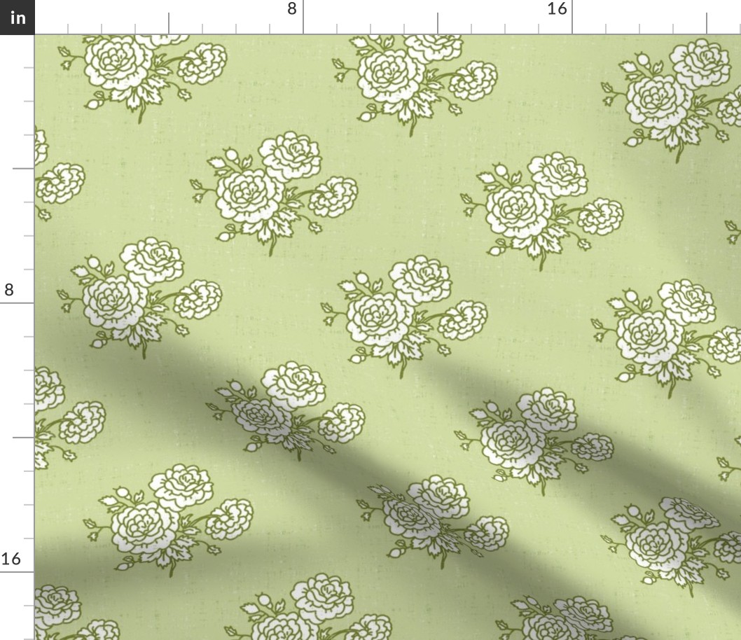 chintz - green 