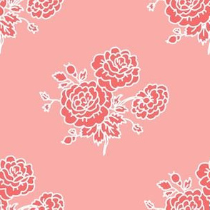 chintz - pink