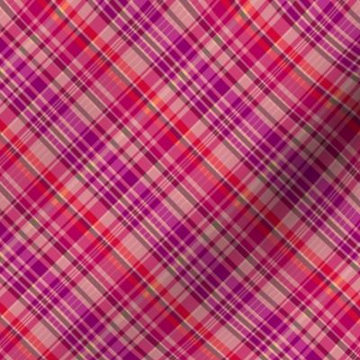 Cherry and Grape Madras Plaid