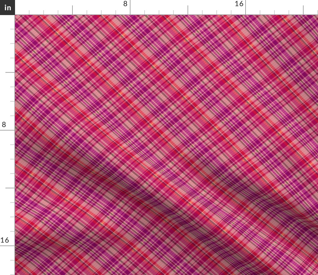 Cherry and Grape Madras Plaid