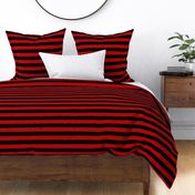 distress stripe flatitude black red