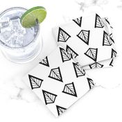 Deco Diamonds (Black and White)