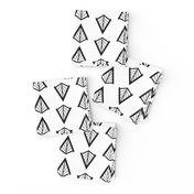 Deco Diamonds (Black and White)