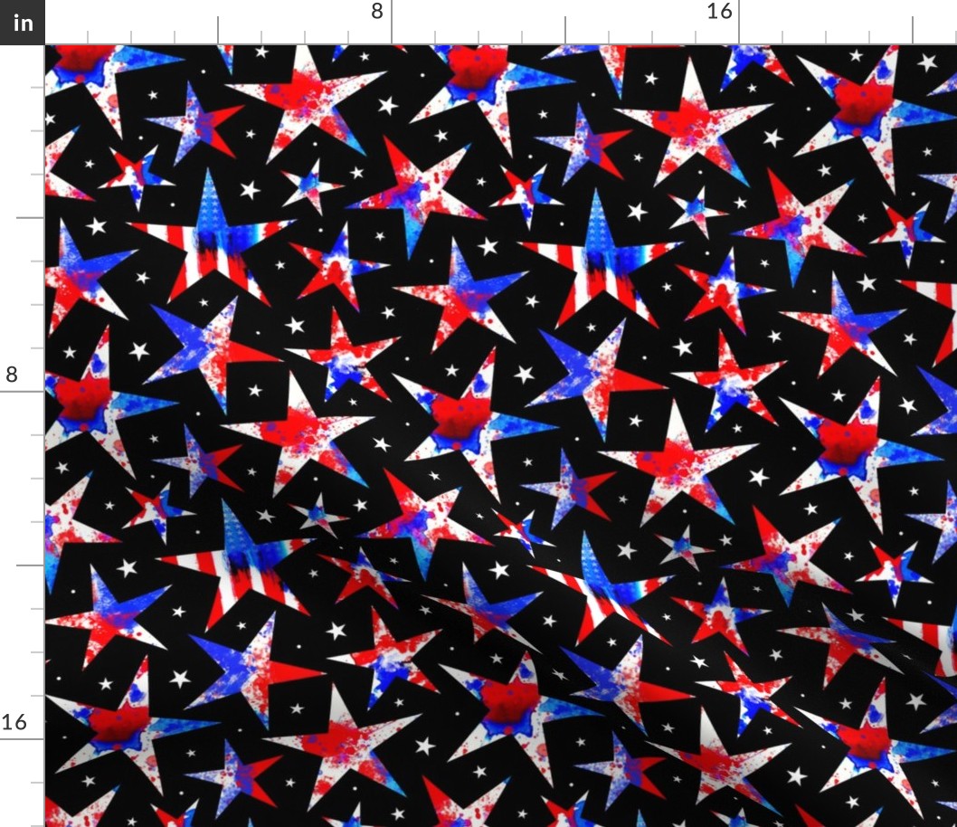 Star Spangled Splat Stars